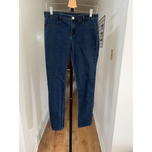 EUC Calvin Klein Women's Legging Jeans Size 10/30 Dark Wash Denim - Picture 1 of 5